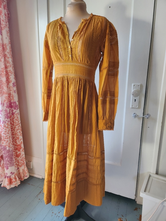 Doen Dresses & Skirts - Doen Vicia Midi Dress Yellow Jasper XS